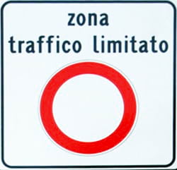 road signs Italy